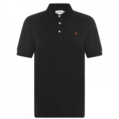 Front - Farah Mens Cotton Short-Sleeved Polo Shirt