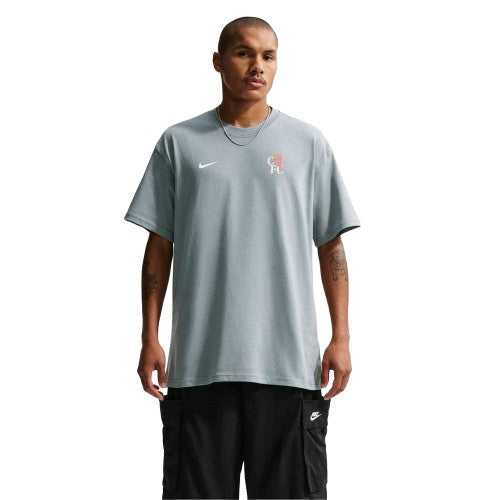 Front - Nike Mens Peak 25/26 Chelsea FC Oversized T-Shirt