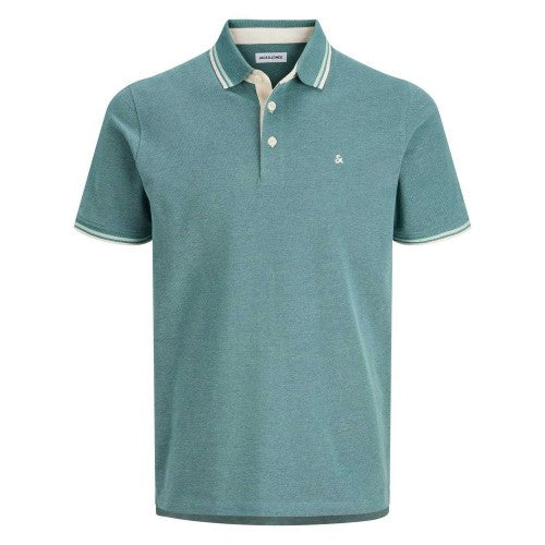 Front - Jack And Jones Mens Slim Short-Sleeved Polo Shirt