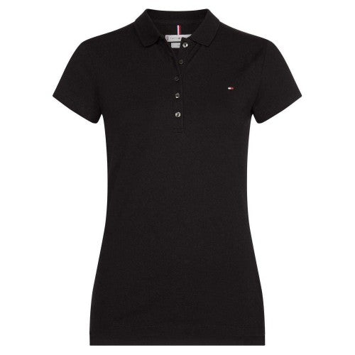 Front - Tommy Hilfiger Womens/Ladies Heritage Slim Short-Sleeved Polo Shirt