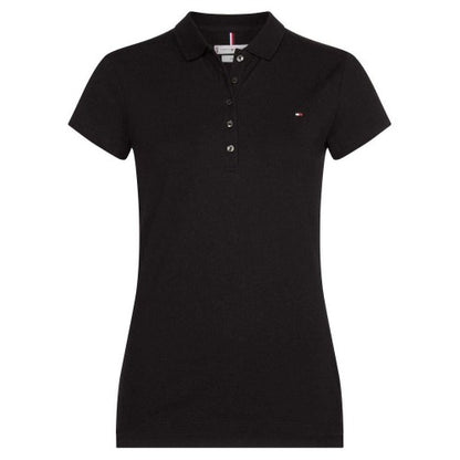 Front - Tommy Hilfiger Womens/Ladies Heritage Slim Short-Sleeved Polo Shirt