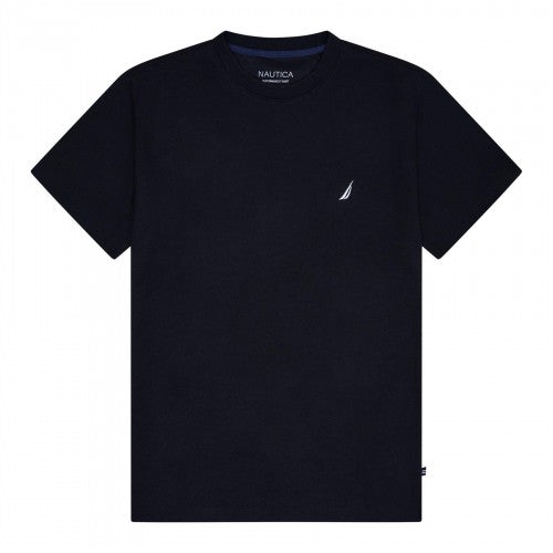 Front - Nautica Mens Starboard Logo Crew Neck T-Shirt