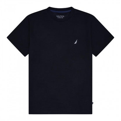 Front - Nautica Mens Starboard Logo Crew Neck T-Shirt