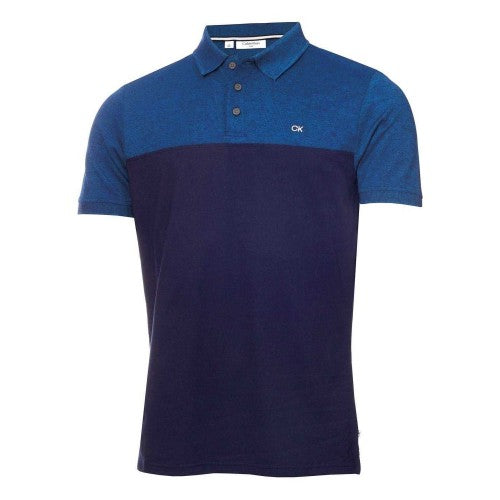 Front - Calvin Klein Mens Colour Block Golf Polo Shirt
