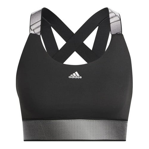 Front - Adidas Womens/Ladies Adlife Scoop Neck Sports Bra