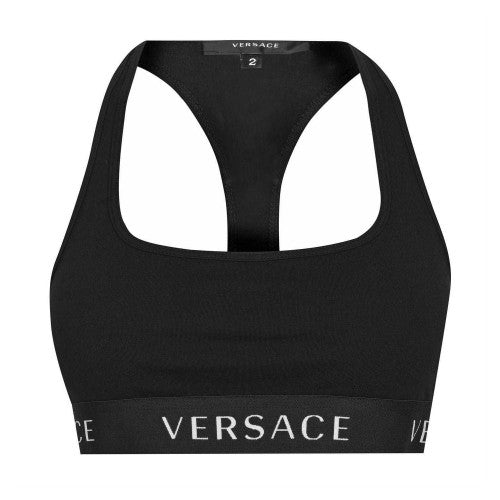 Front - Versace Womens/Ladies Essentials Sports Bra