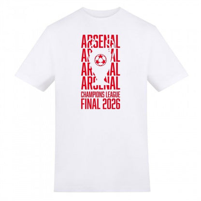 Front - AWD Mens Arsenal Champions League T-Shirt