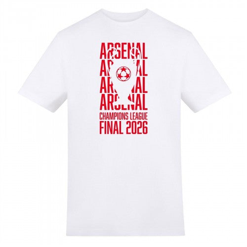 Front - AWD Mens Arsenal Champions League T-Shirt