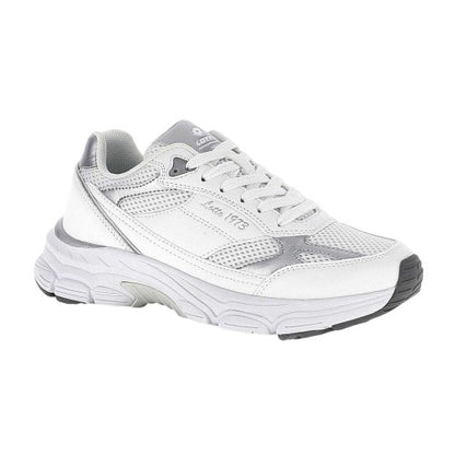 Front - Lotto Womens/Ladies Boston Metallic Detail Low Cut Trainers
