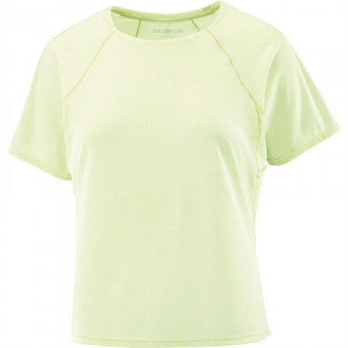 Front - Salomon Womens/Ladies Shakeout Air Crop T-Shirt
