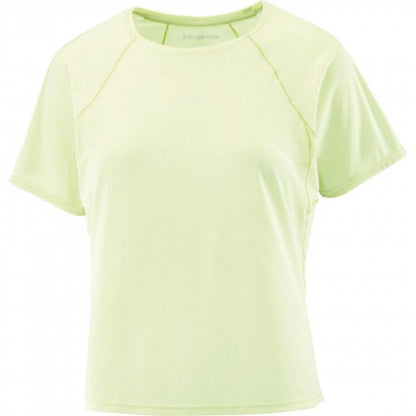 Front - Salomon Womens/Ladies Shakeout Air Crop T-Shirt