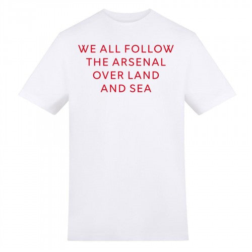 Front - AWD Mens We All Follow The Arsenal T-Shirt
