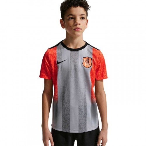 Front - Nike Childrens/Kids Pre Match 25/26 Chelsea FC Football Jersey