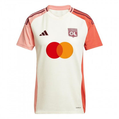 Front - Olympique Lyonnais Womens/Ladies 24/25 Adidas Jersey