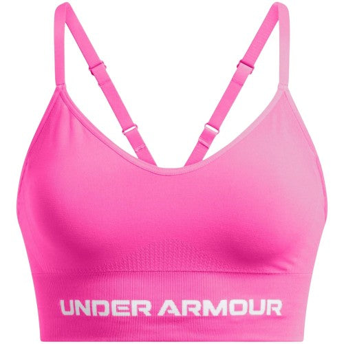 Front - Under Armour Womens/Ladies Seamless Spaghetti Strap Sports Bra