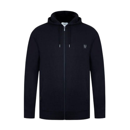 Front - Firetrap Mens Logo Full Zip Hoodie