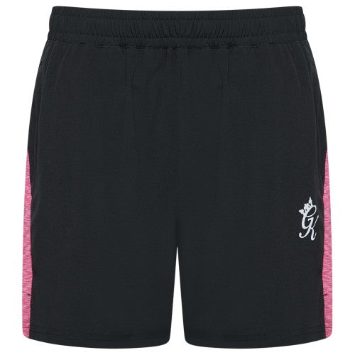 Front - Gym King Mens Energy Space Running Shorts