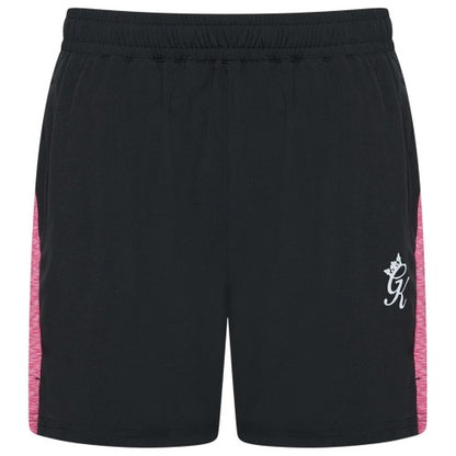Front - Gym King Mens Energy Space Running Shorts