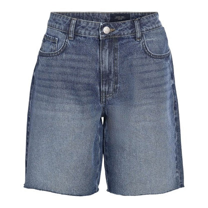 Front - Noisy May Womens/Ladies Denim Baggy Shorts