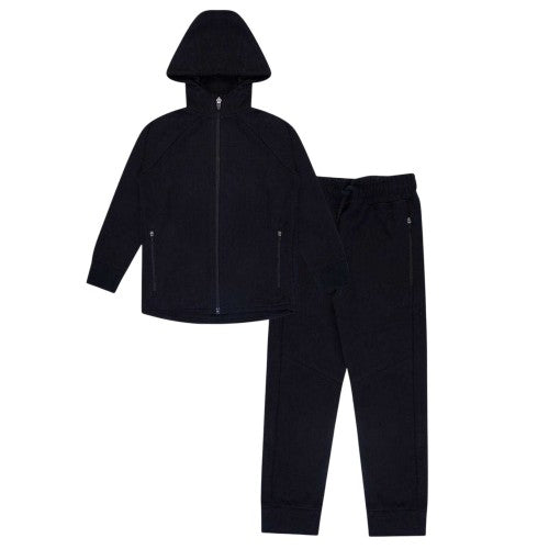 Front - Firetrap Childrens/Kids Full Zip Hoodie And Joggers Set