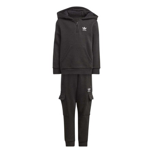 Front - Adidas Childrens/Kids Originals Hoodie & Bottom Set