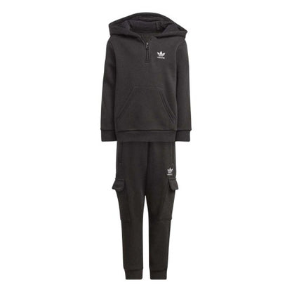 Front - Adidas Childrens/Kids Originals Hoodie & Bottom Set