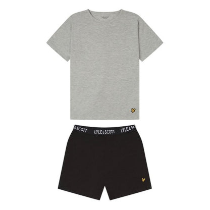 Front - Lyle & Scott Childrens/Kids Lounge Pyjama Set
