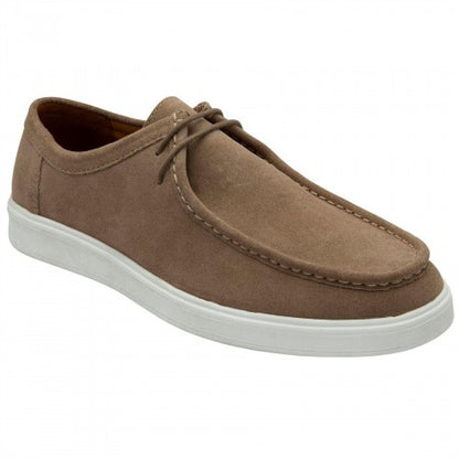 Front - Lotus Shoes Mens Declan Suede Flat Moccasins