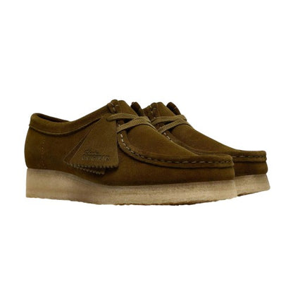 Front - Clarks Originals Womens/Ladies Wallabee Suede Moc Toe Formal Shoes