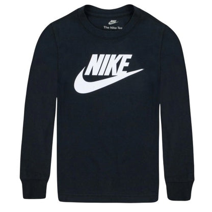 Front - Nike Childrens/Kids Futura Swoosh Long-Sleeved T-Shirt
