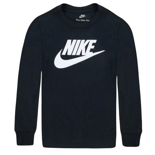 Front - Nike Childrens/Kids Futura Swoosh Long-Sleeved T-Shirt