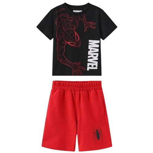 Front - Marvel Childrens/Kids Spider-Man T-Shirt Set