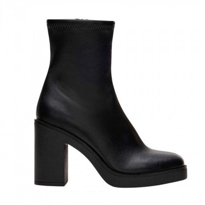 Front - Steve Madden Womens/Ladies Mesmerize Block Heel Ankle Boots