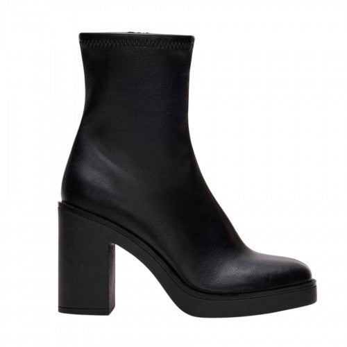 Front - Steve Madden Womens/Ladies Mesmerize Block Heel Ankle Boots