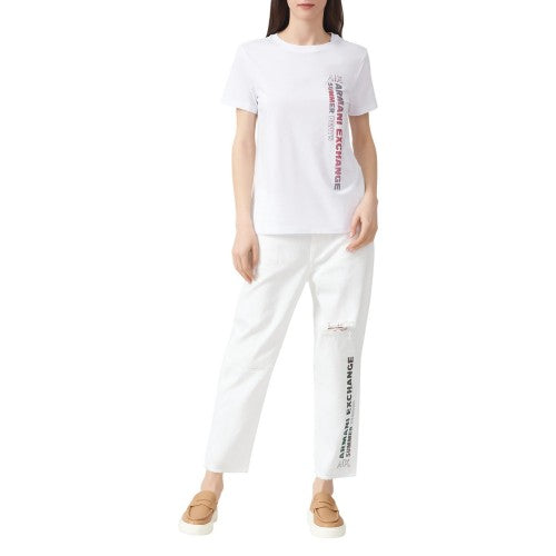 Front - Armani Exchange Womens/Ladies Boyfriend Jeans