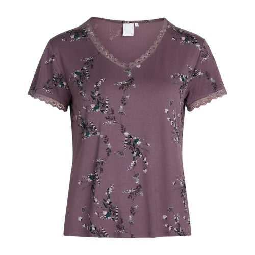 Front - CCDK Copenhagen Womens/Ladies Jordan Floral Lace Detail T-Shirt
