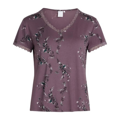 Front - CCDK Copenhagen Womens/Ladies Jordan Floral Lace Detail T-Shirt