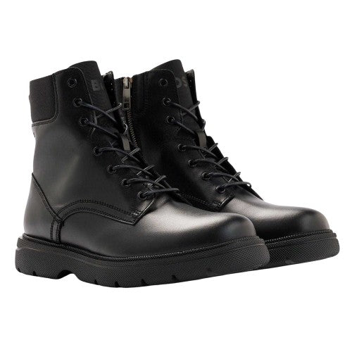 Front - Boss Mens Jacob Leather Ankle Boots