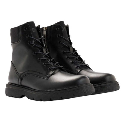 Front - Boss Mens Jacob Leather Ankle Boots