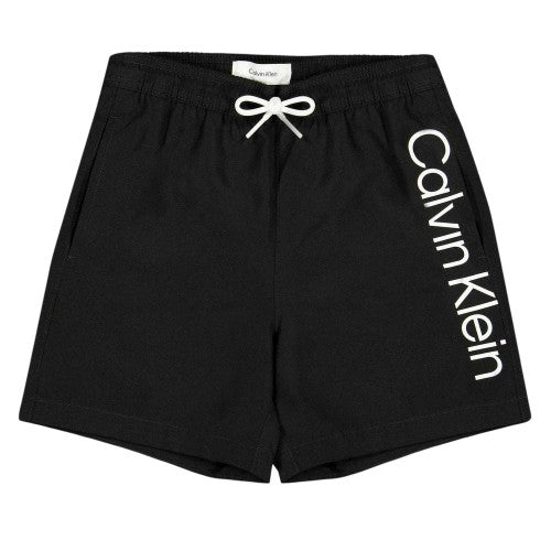 Front - Calvin Klein Childrens/Kids Logo Swim Shorts