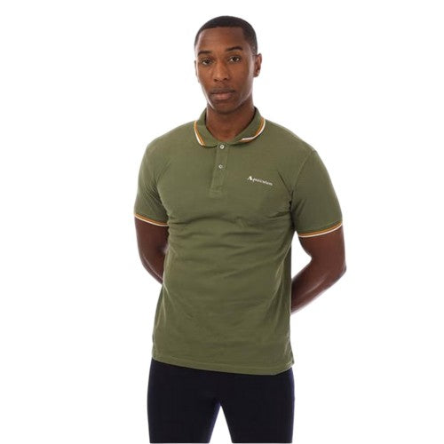 Front - Aquascutum Mens Slim Short-Sleeved Polo Shirt