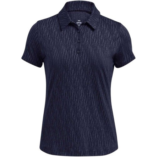 Front - Under Armour Womens/Ladies Playoff 3.0 Jacquard Polo Shirt