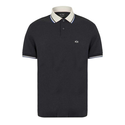 Front - Armani Exchange Mens Short-Sleeved Polo Shirt