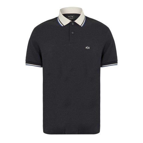 Front - Armani Exchange Mens Short-Sleeved Polo Shirt
