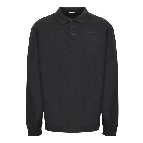 Front - No Fear Mens Long-Sleeved Polo Shirt