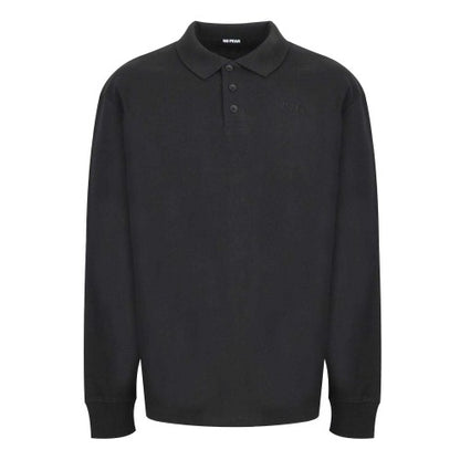 Front - No Fear Mens Long-Sleeved Polo Shirt
