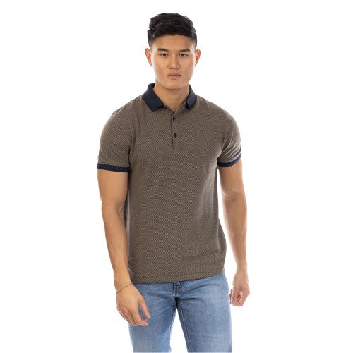 Front - Peter Werth Mens Cosway Collared Polo Shirt