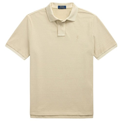 Front - Ralph Lauren Mens Embroidered Logo Collared Slim Short-Sleeved Polo Shirt