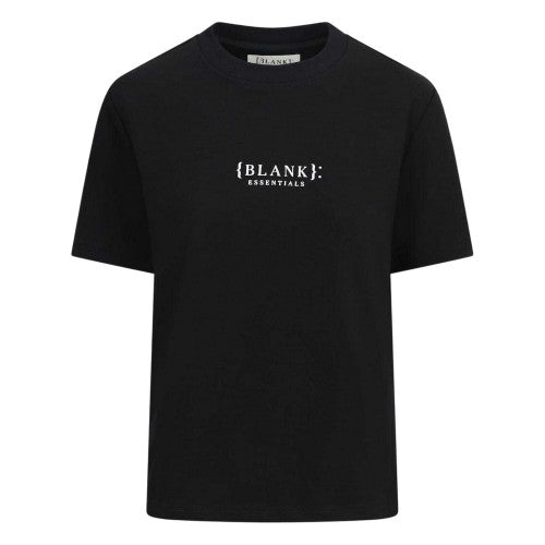 Front - Blank Essentials Womens/Ladies Essentials Logo Boyfriend T-Shirt