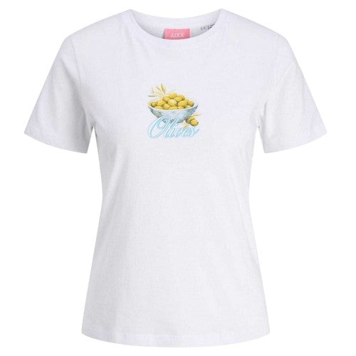 Front - JJXX Womens/Ladies Olive Drupe T-Shirt